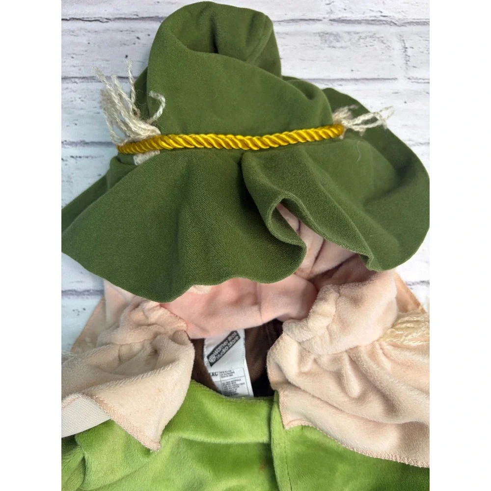 Warner Bros Studio Store Wizard of Oz Scarecrow Costume Kids XXS Green Brown